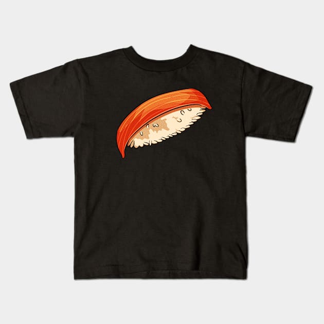 Salmon Sushi Kids T-Shirt by Beemeapss